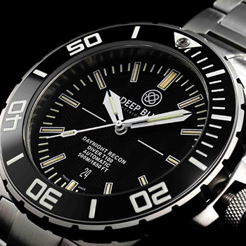 Часы Deep Blue DayNight Recon T-100 DNR65BLK
